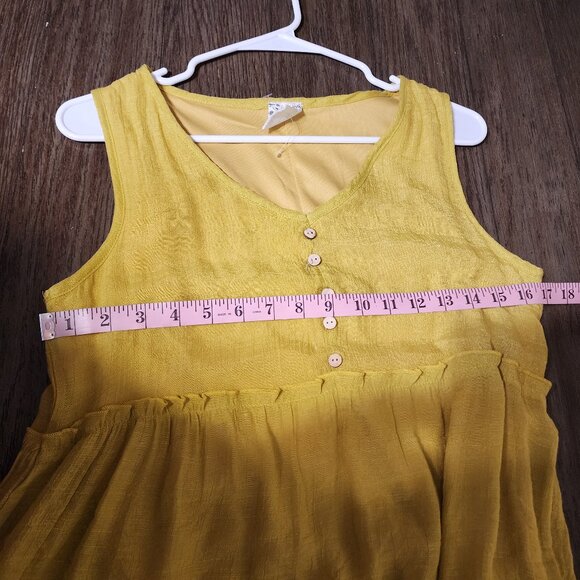 Naif tank summer dress NWOT Green Large - Picture 8 of 9